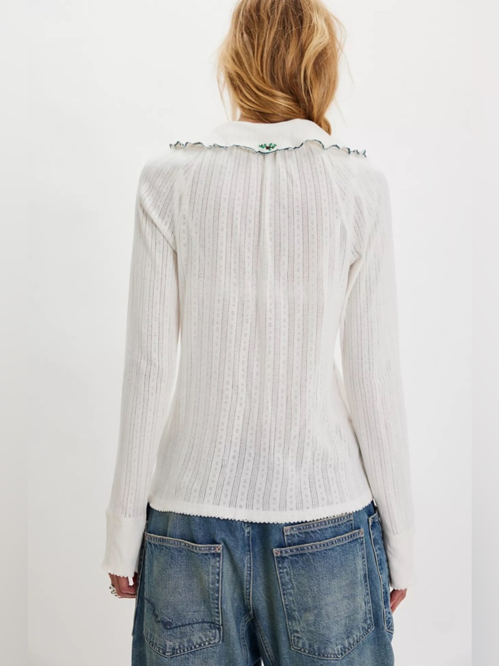 NWT! FP Free People Juniper Long Sleeve Cardi Sz XS - Picture 4 of 5